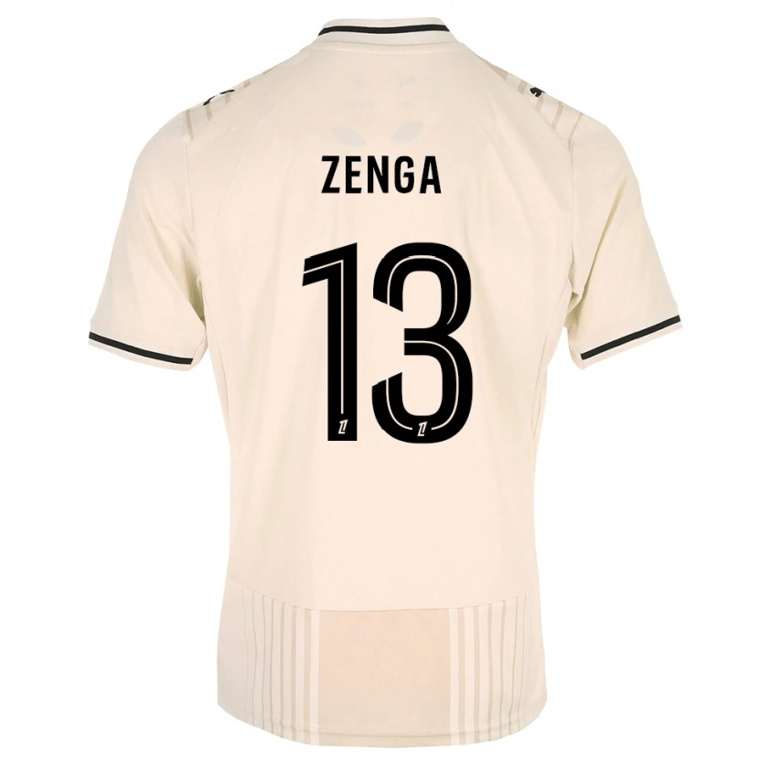 Danxen Criança Camisola Preston Zenga #13 Renda Preta Branco Antigo Alternativa 2026/27 Camisa