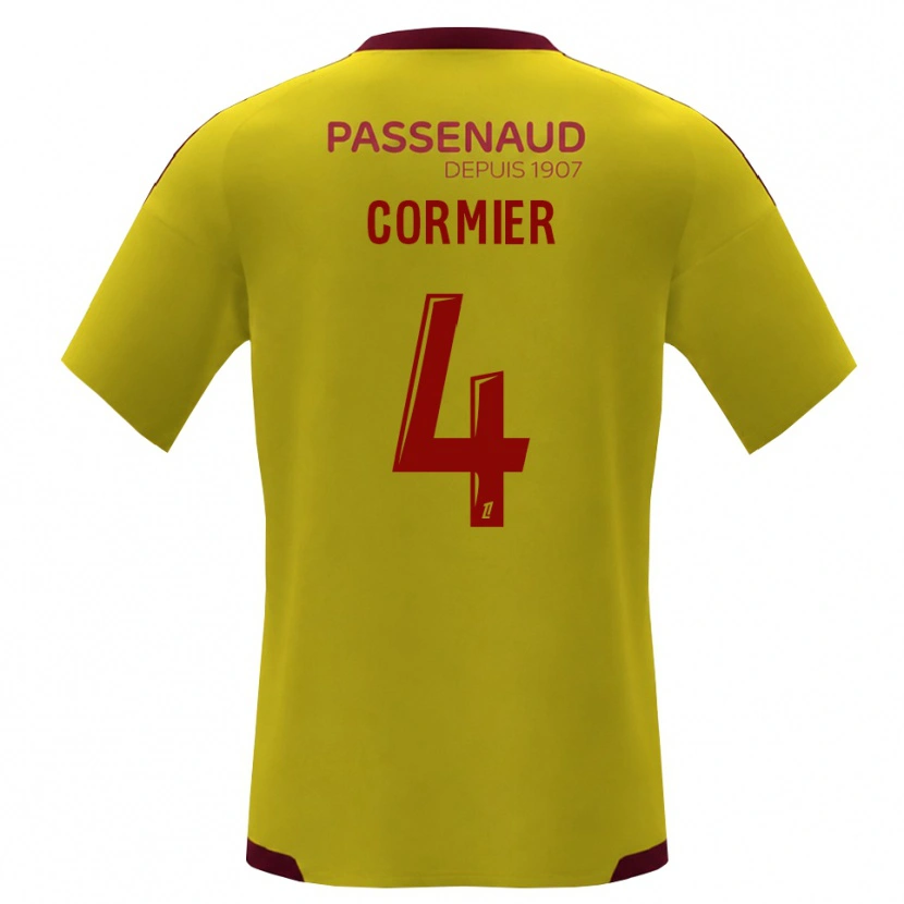 Danxen Criança Camisola Leny Cormier #4 Amarelo Vermelho Verde Alternativa 2026/27 Camisa