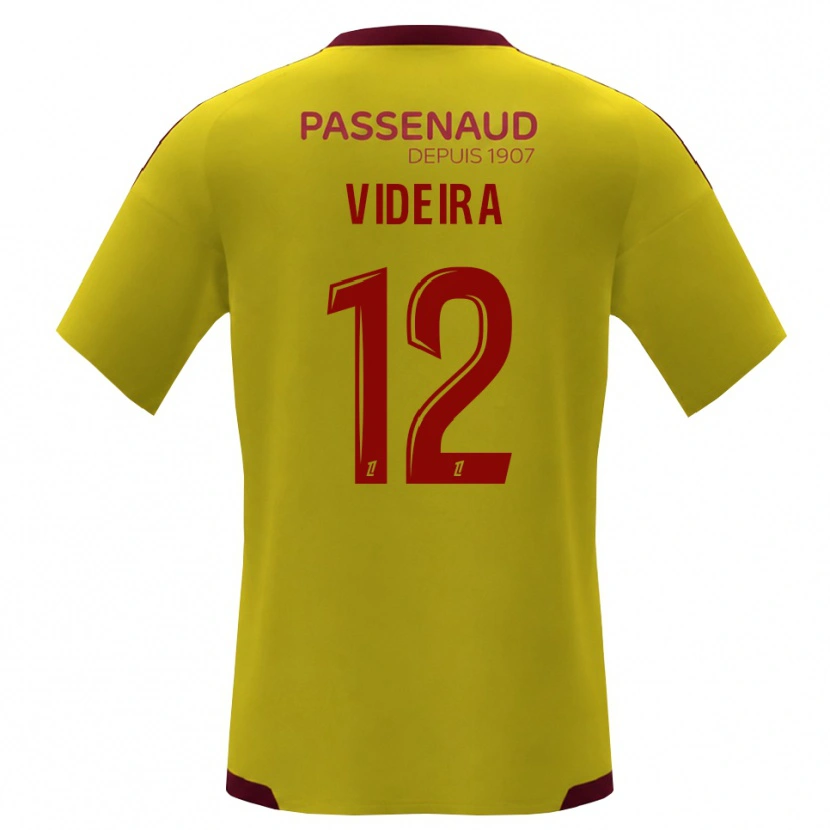 Danxen Criança Camisola Lenny Videira #12 Amarelo Vermelho Verde Alternativa 2026/27 Camisa