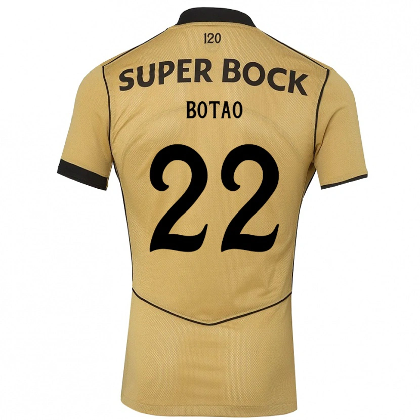 Danxen Criança Camisola Martim Botão #22 Goldenrod Preto Alternativa 2026/27 Camisa