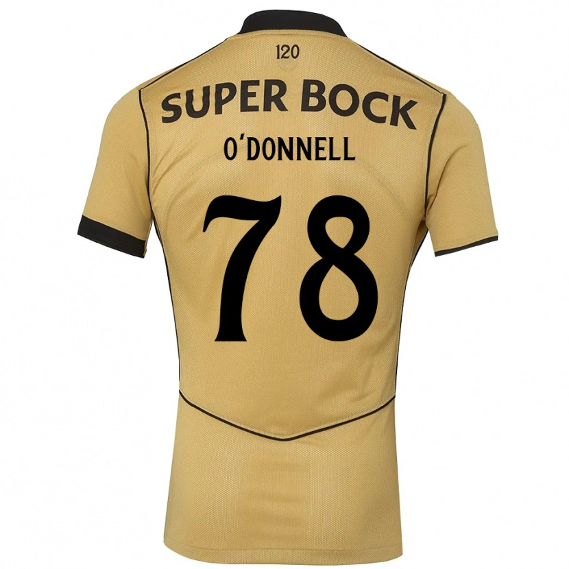 Danxen Criança Camisola Miri O'donnell #78 Goldenrod Preto Alternativa 2026/27 Camisa