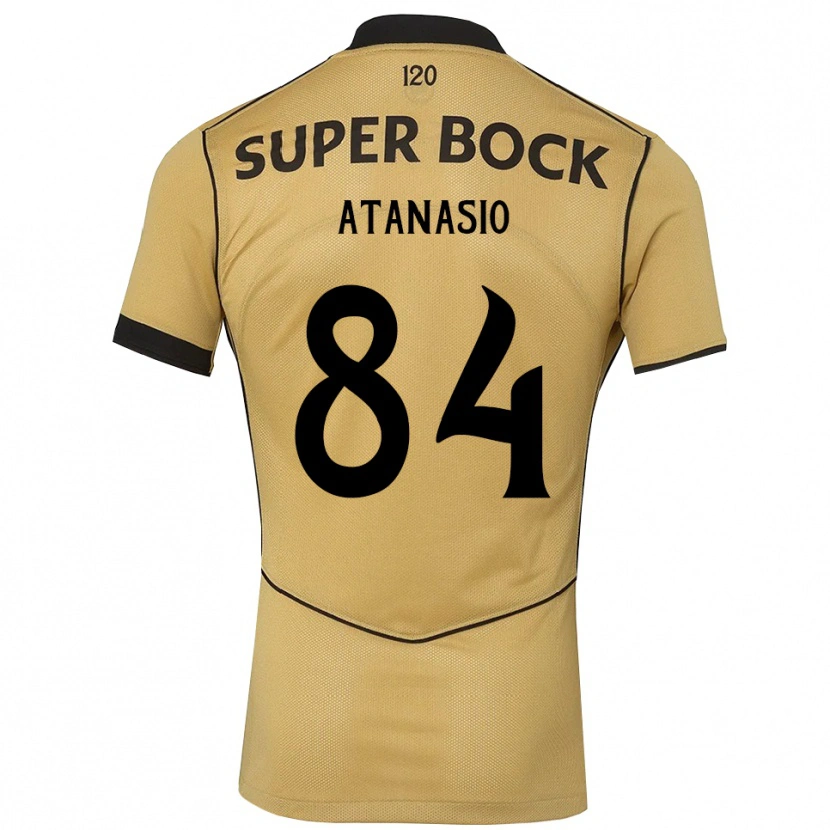 Danxen Criança Camisola Atanásio Afonso Miranda Cunha #84 Goldenrod Preto Alternativa 2026/27 Camisa