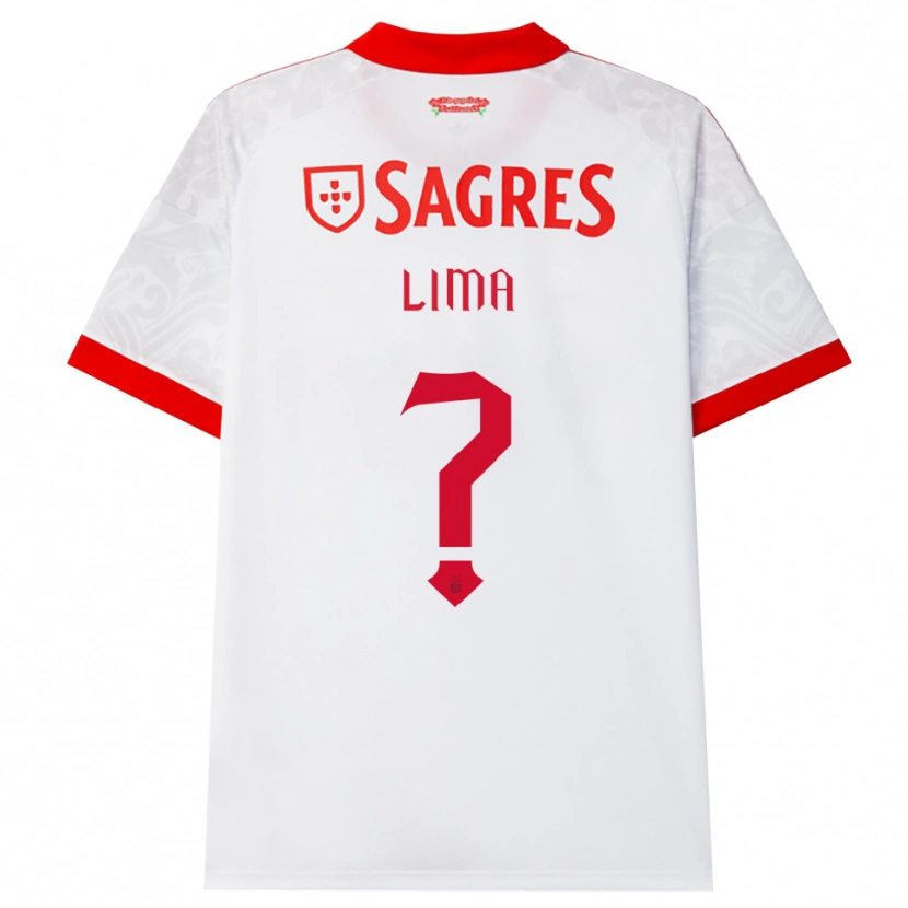 Danxen Criança Camisola Lenoardo Lima #0 Branco Vermelho Amarelo Alternativa 2026/27 Camisa
