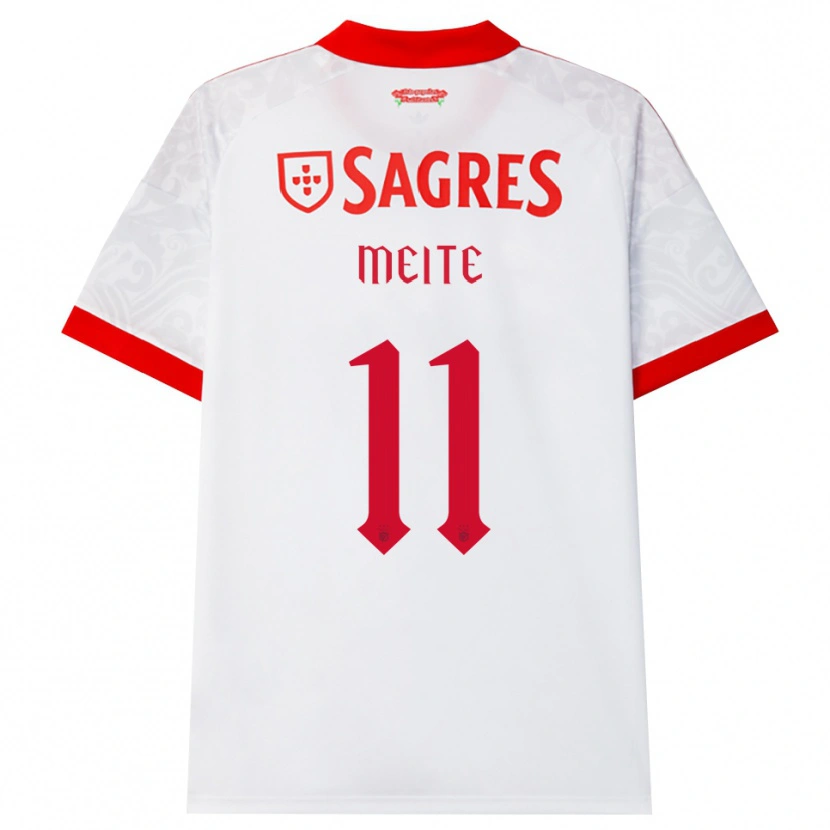 Danxen Criança Camisola Soualiho Meite #11 Branco Vermelho Amarelo Alternativa 2026/27 Camisa
