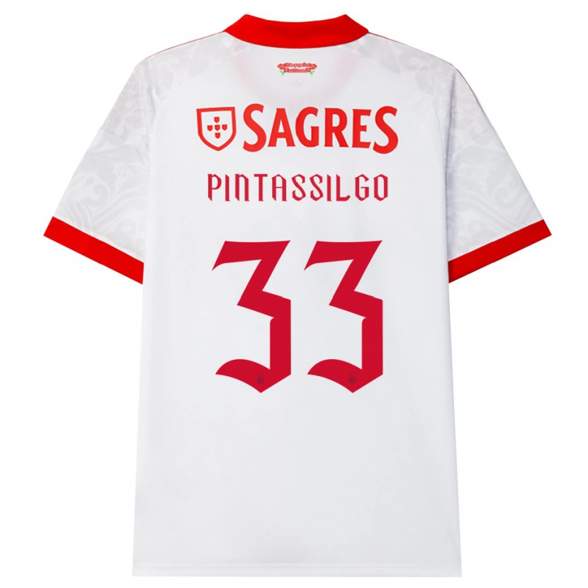 Danxen Criança Camisola Lara Pintassilgo #33 Branco Vermelho Amarelo Alternativa 2026/27 Camisa