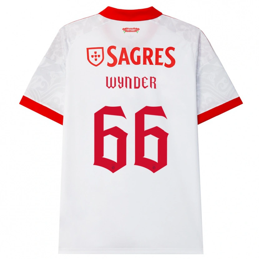 Danxen Criança Camisola Joshua Wynder #66 Branco Vermelho Amarelo Alternativa 2026/27 Camisa