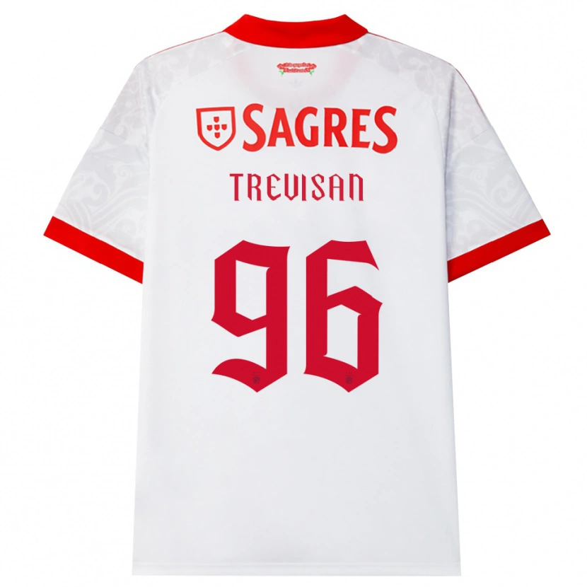 Danxen Criança Camisola Jelani Dumas #96 Branco Vermelho Amarelo Alternativa 2026/27 Camisa