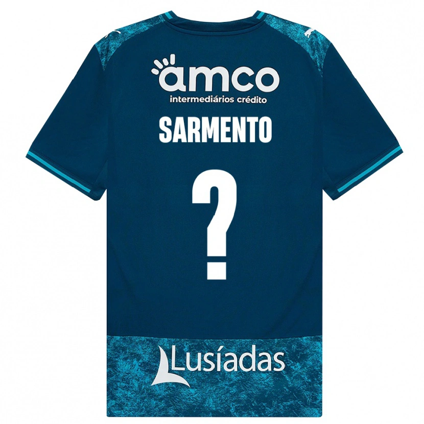 Danxen Criança Camisola Bernardo Sarmento #0 Darkslategray Mediumturquoise Alternativa 2026/27 Camisa