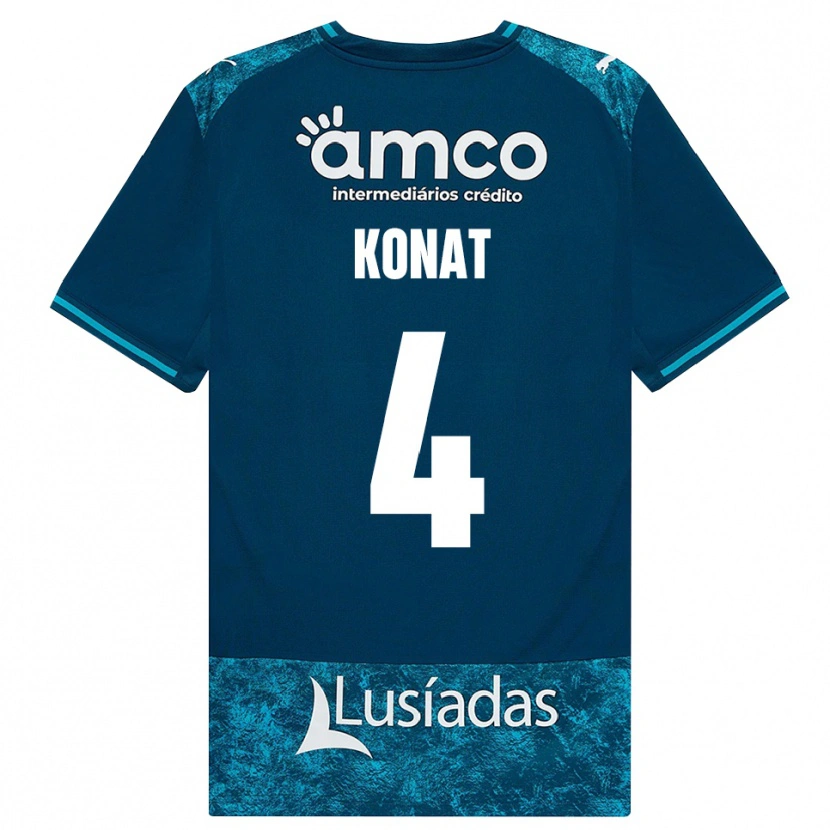 Danxen Criança Camisola Katarzyna Konat #4 Darkslategray Mediumturquoise Alternativa 2026/27 Camisa