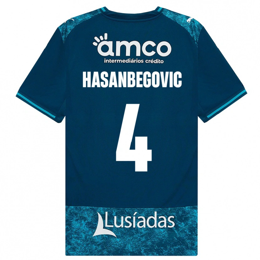 Danxen Criança Camisola Melisa Hasanbegović #4 Darkslategray Mediumturquoise Alternativa 2026/27 Camisa