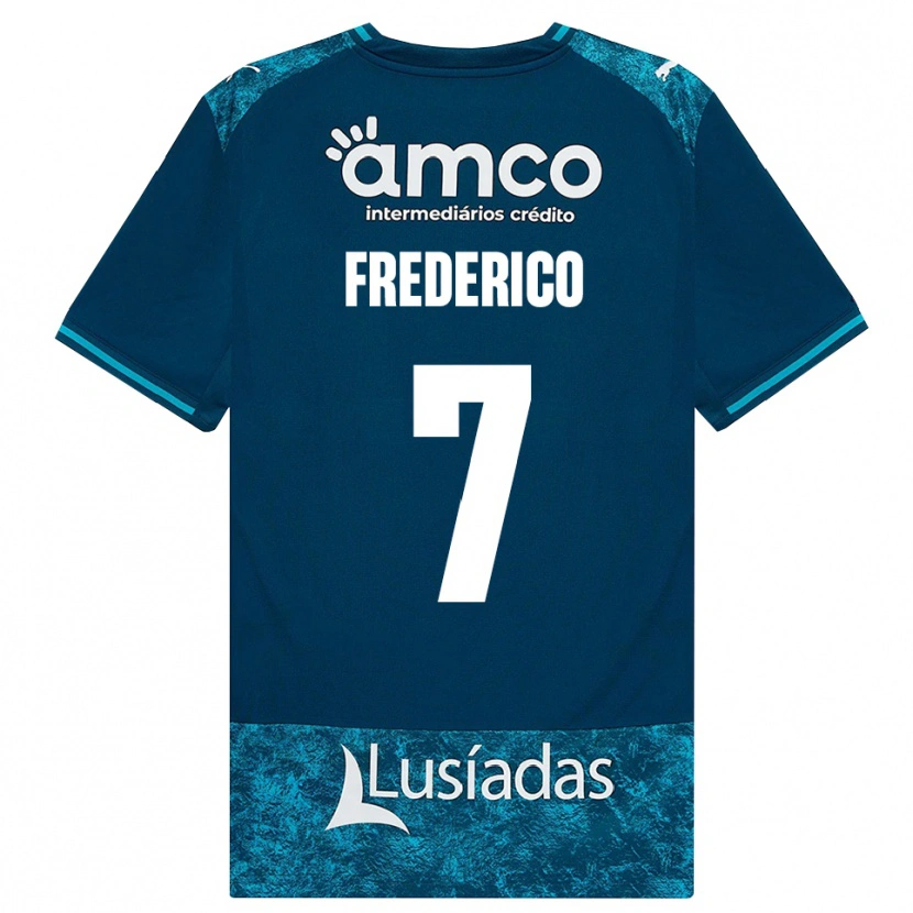 Danxen Criança Camisola Frederico Silva #7 Darkslategray Mediumturquoise Alternativa 2026/27 Camisa