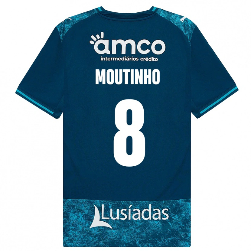 Danxen Criança Camisola João Moutinho #8 Darkslategray Mediumturquoise Alternativa 2026/27 Camisa