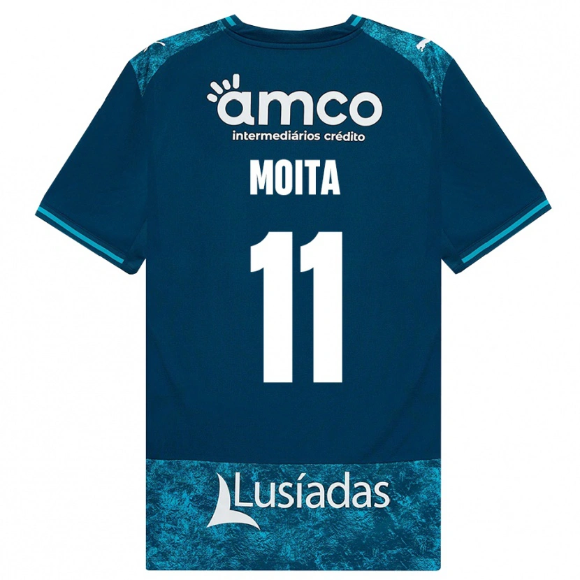 Danxen Criança Camisola Carlos Moita #11 Darkslategray Mediumturquoise Alternativa 2026/27 Camisa