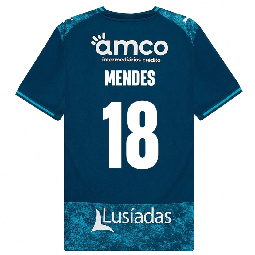 Danxen Criança Camisola Carolina Mendes #18 Darkslategray Mediumturquoise Alternativa 2026/27 Camisa