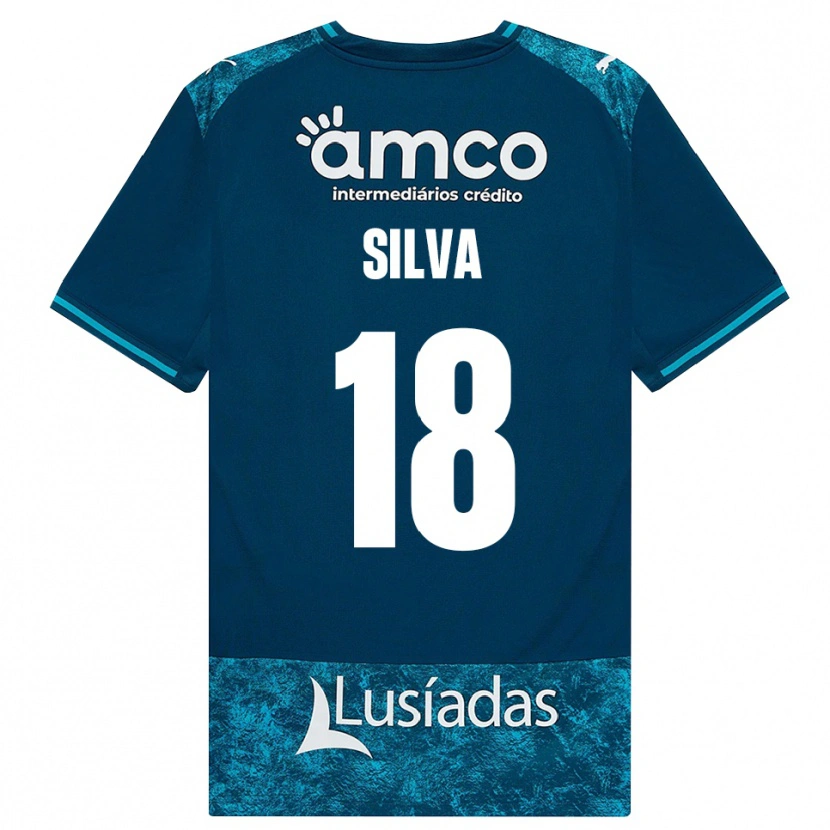 Danxen Criança Camisola Dani Silva #18 Darkslategray Mediumturquoise Alternativa 2026/27 Camisa