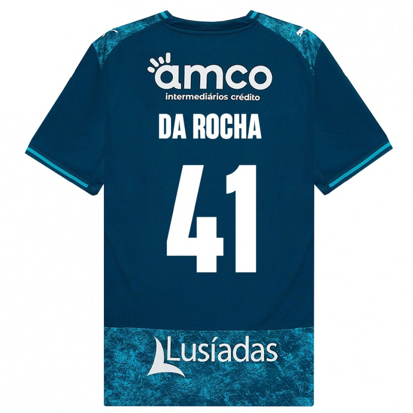 Danxen Criança Camisola Yanis Da Rocha #41 Darkslategray Mediumturquoise Alternativa 2026/27 Camisa