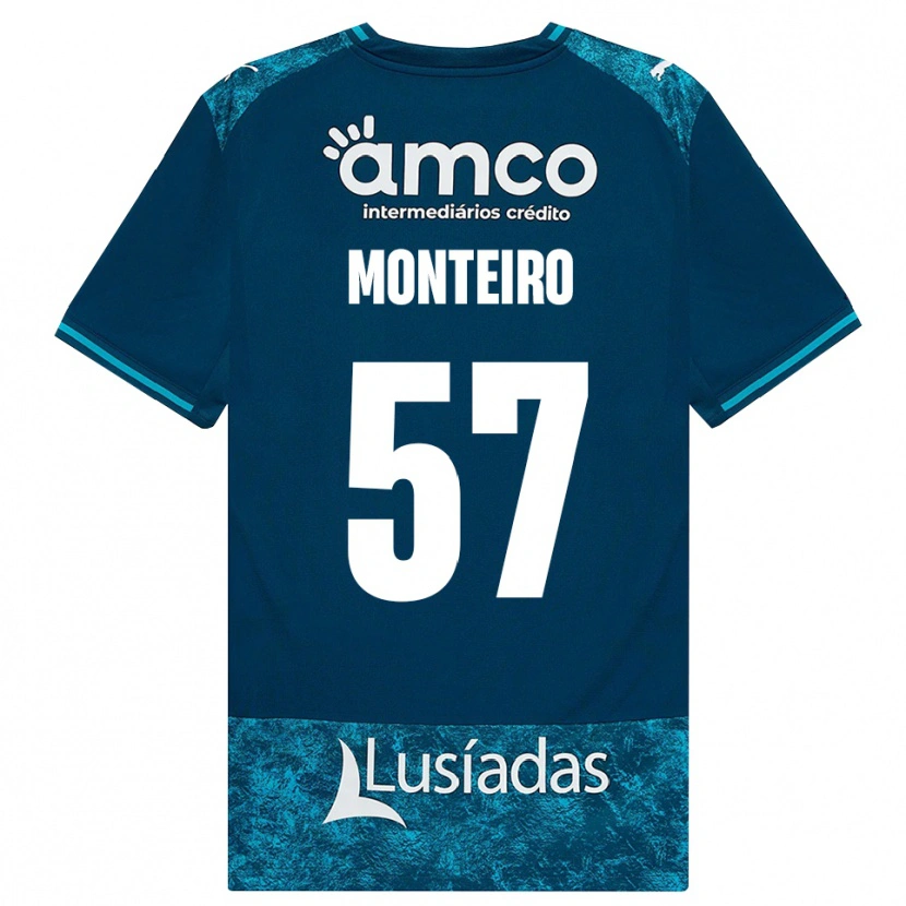 Danxen Criança Camisola Jordan Monteiro #57 Darkslategray Mediumturquoise Alternativa 2026/27 Camisa