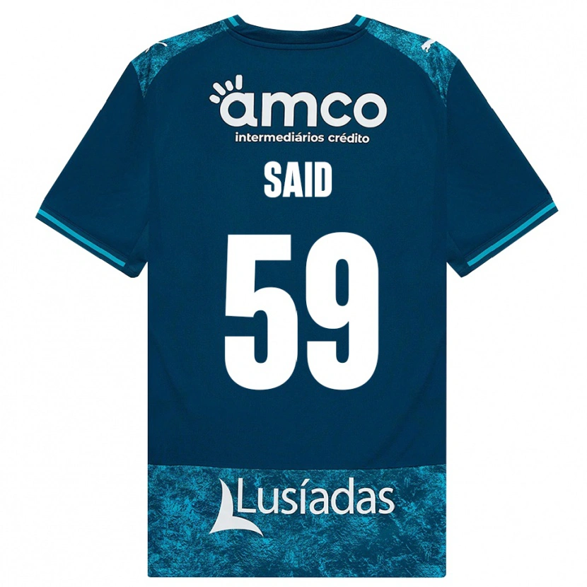 Danxen Criança Camisola Yan Said #59 Darkslategray Mediumturquoise Alternativa 2026/27 Camisa