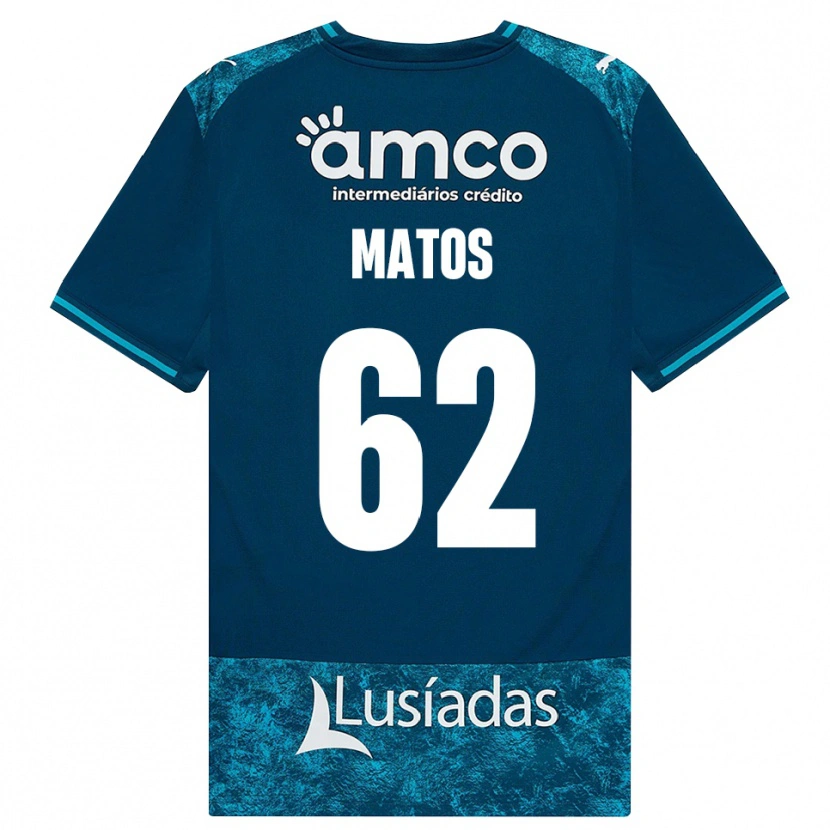 Danxen Criança Camisola Nuno Matos #62 Darkslategray Mediumturquoise Alternativa 2026/27 Camisa