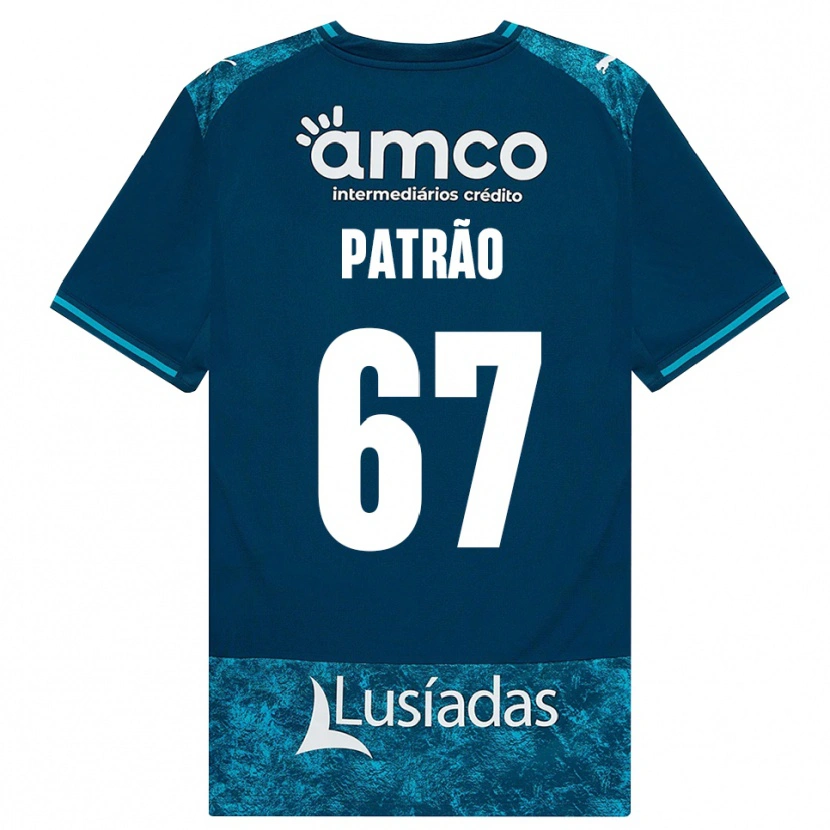 Danxen Criança Camisola Afonso Patrão #67 Darkslategray Mediumturquoise Alternativa 2026/27 Camisa