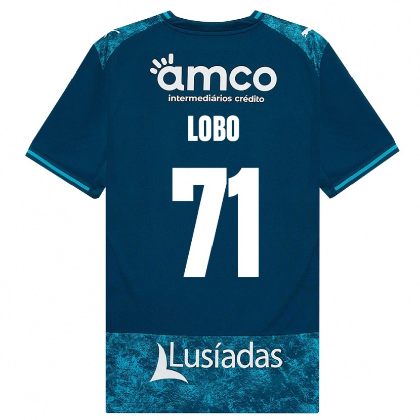 Danxen Criança Camisola Diogo Lobo #71 Darkslategray Mediumturquoise Alternativa 2026/27 Camisa