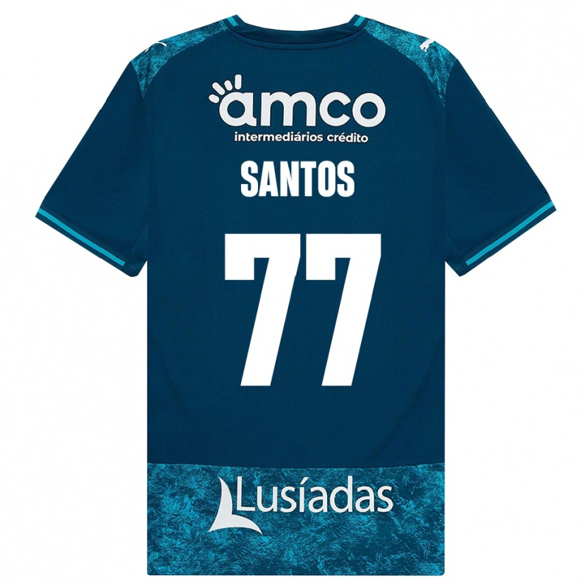 Danxen Criança Camisola Edu Santos #77 Darkslategray Mediumturquoise Alternativa 2026/27 Camisa