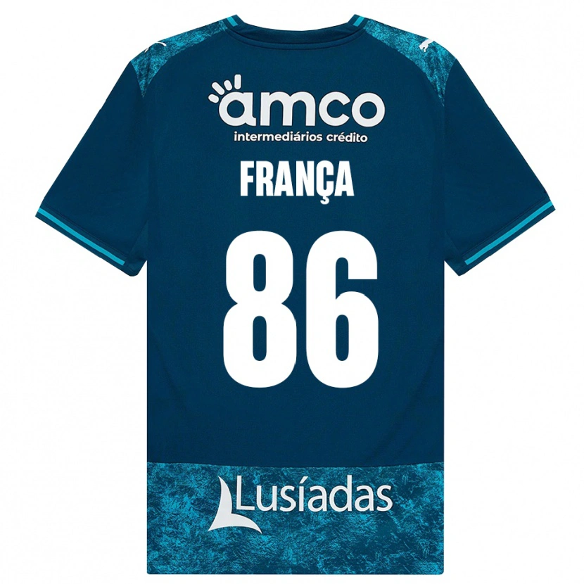 Danxen Criança Camisola Francisco França #86 Darkslategray Mediumturquoise Alternativa 2026/27 Camisa