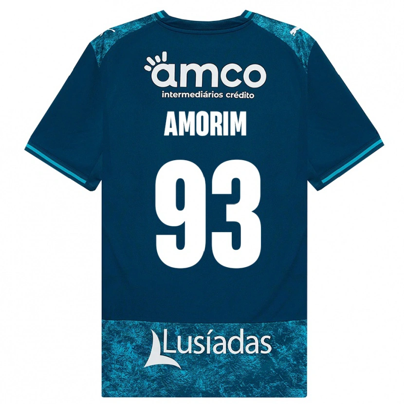 Danxen Criança Camisola Renato Amorim #93 Darkslategray Mediumturquoise Alternativa 2026/27 Camisa