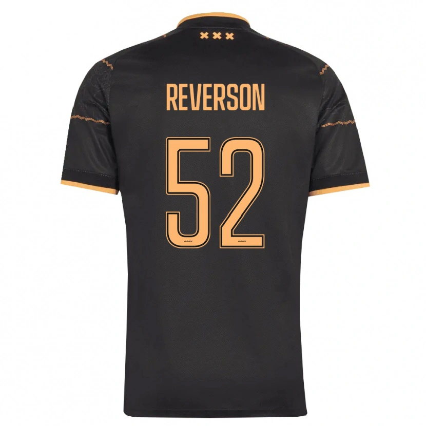 Danxen Criança Camisola Paul Reverson #52 Preto Laranja Alternativa 2026/27 Camisa
