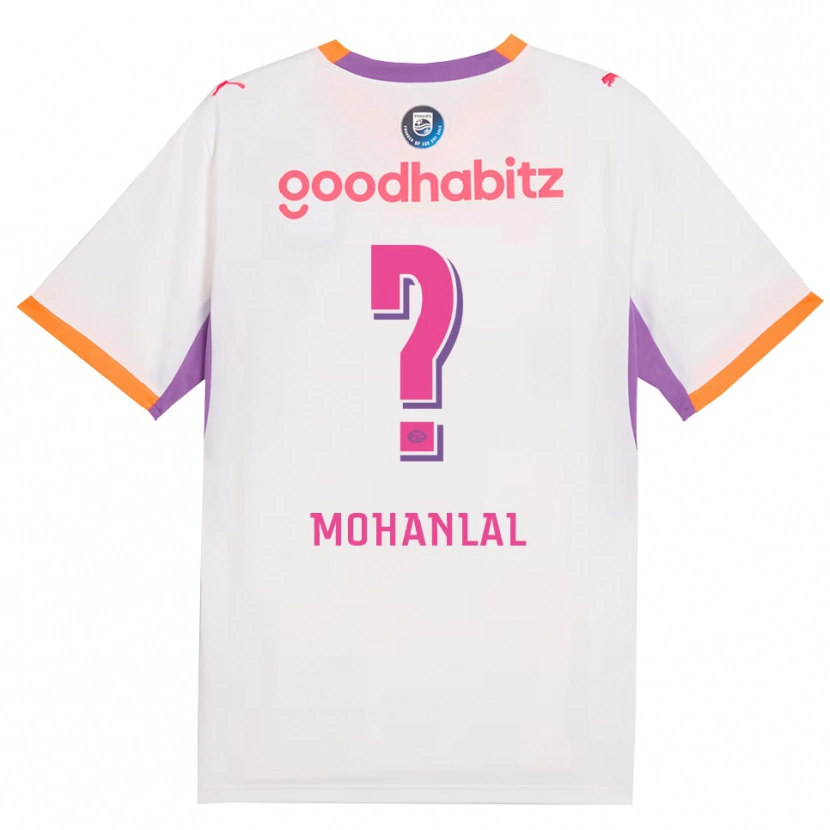 Danxen Criança Camisola Pawan Mohanlal #0 Branco Roxo Laranja Alternativa 2026/27 Camisa