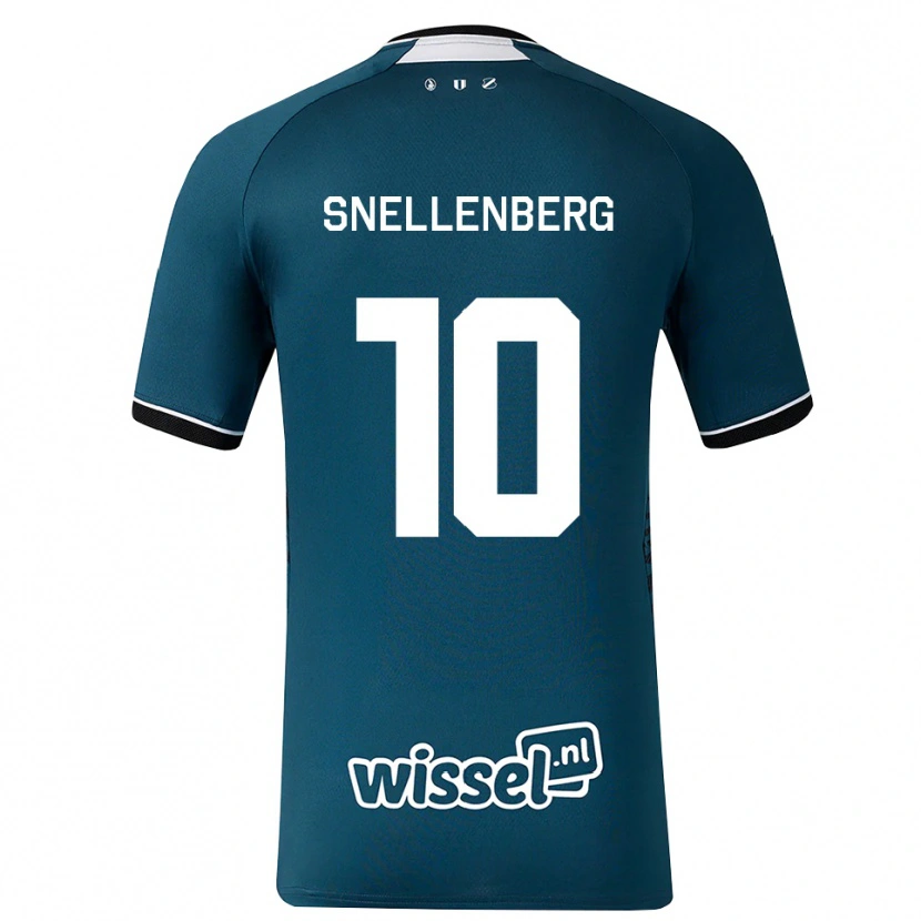 Danxen Criança Camisola Maxime Snellenberg #10 Darkslategray Branco Alternativa 2026/27 Camisa