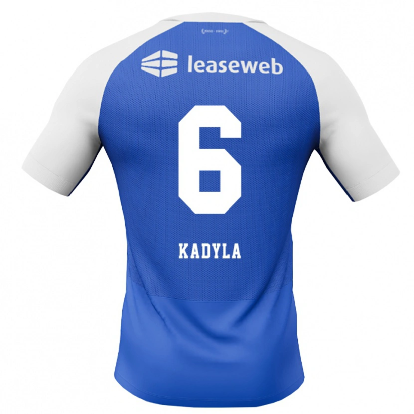 Danxen Criança Camisola Milo Kadyla #6 Dodgerblue Vermelho Branco Alternativa 2026/27 Camisa