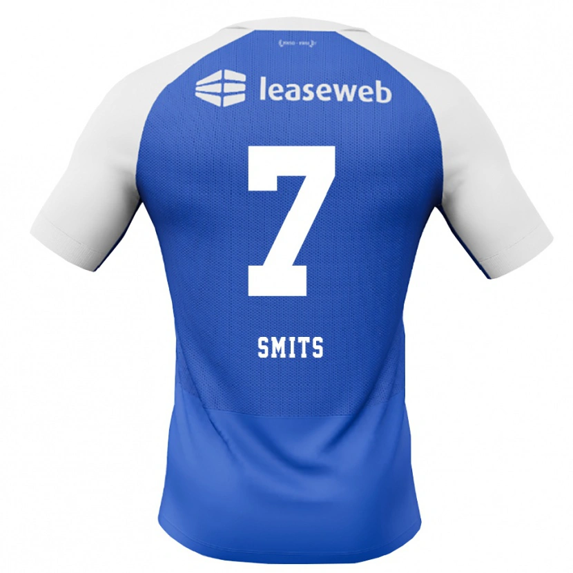 Danxen Criança Camisola Anthony Smits #7 Dodgerblue Vermelho Branco Alternativa 2026/27 Camisa