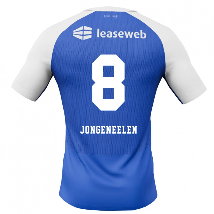 Danxen Criança Camisola Cas Jongeneelen #8 Dodgerblue Vermelho Branco Alternativa 2026/27 Camisa