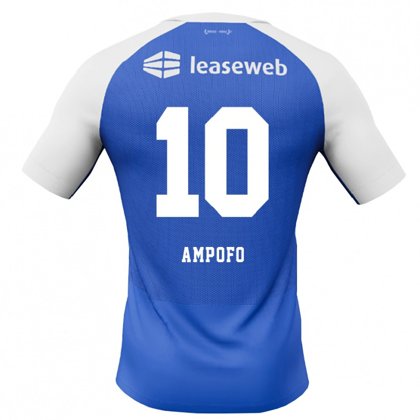 Danxen Criança Camisola Jahmael Ampofo #10 Dodgerblue Vermelho Branco Alternativa 2026/27 Camisa
