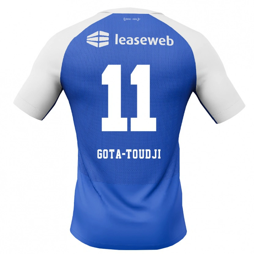 Danxen Criança Camisola Mawulom Gota-Toudji #11 Dodgerblue Vermelho Branco Alternativa 2026/27 Camisa