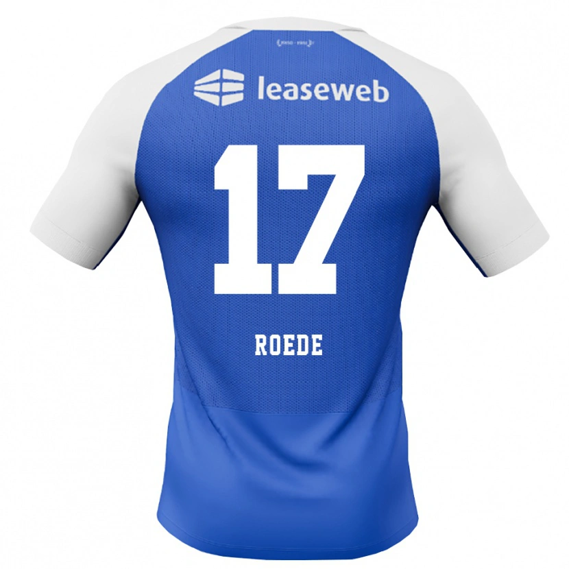 Danxen Criança Camisola Melle Roede #17 Dodgerblue Vermelho Branco Alternativa 2026/27 Camisa
