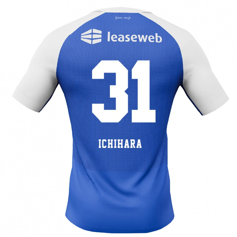 Danxen Criança Camisola Rion Ichihara #31 Dodgerblue Vermelho Branco Alternativa 2026/27 Camisa