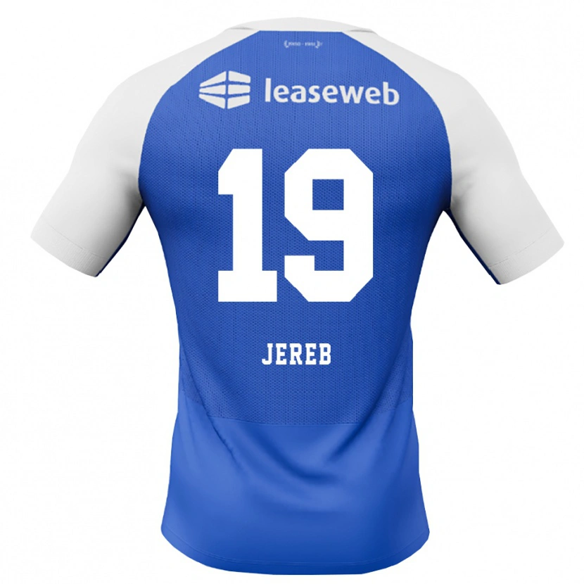 Danxen Criança Camisola David Jereb #19 Dodgerblue Vermelho Branco Alternativa 2026/27 Camisa