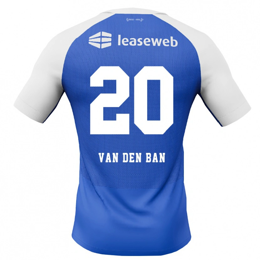 Danxen Criança Camisola Yoël Van Den Ban #20 Dodgerblue Vermelho Branco Alternativa 2026/27 Camisa