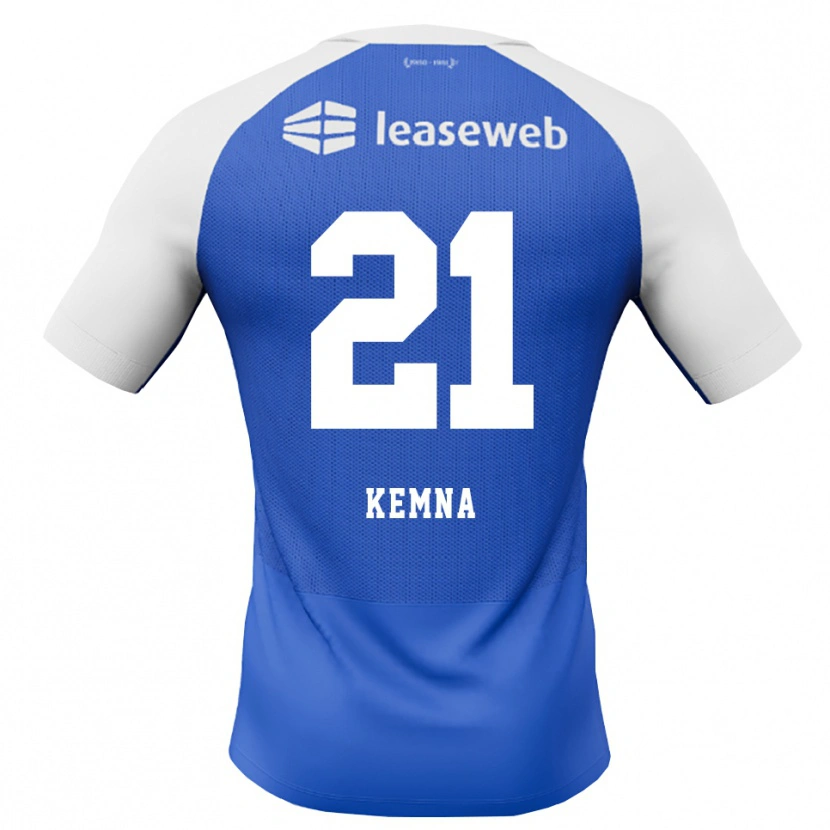 Danxen Criança Camisola Ties Kemna #21 Dodgerblue Vermelho Branco Alternativa 2026/27 Camisa