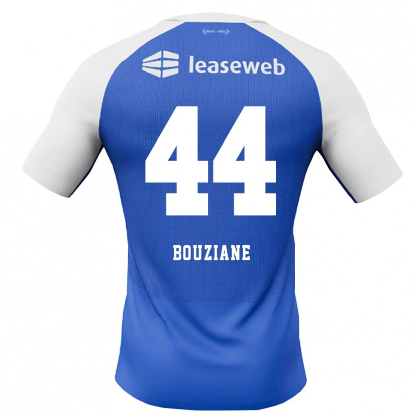 Danxen Criança Camisola Wassim Bouziane #44 Dodgerblue Vermelho Branco Alternativa 2026/27 Camisa