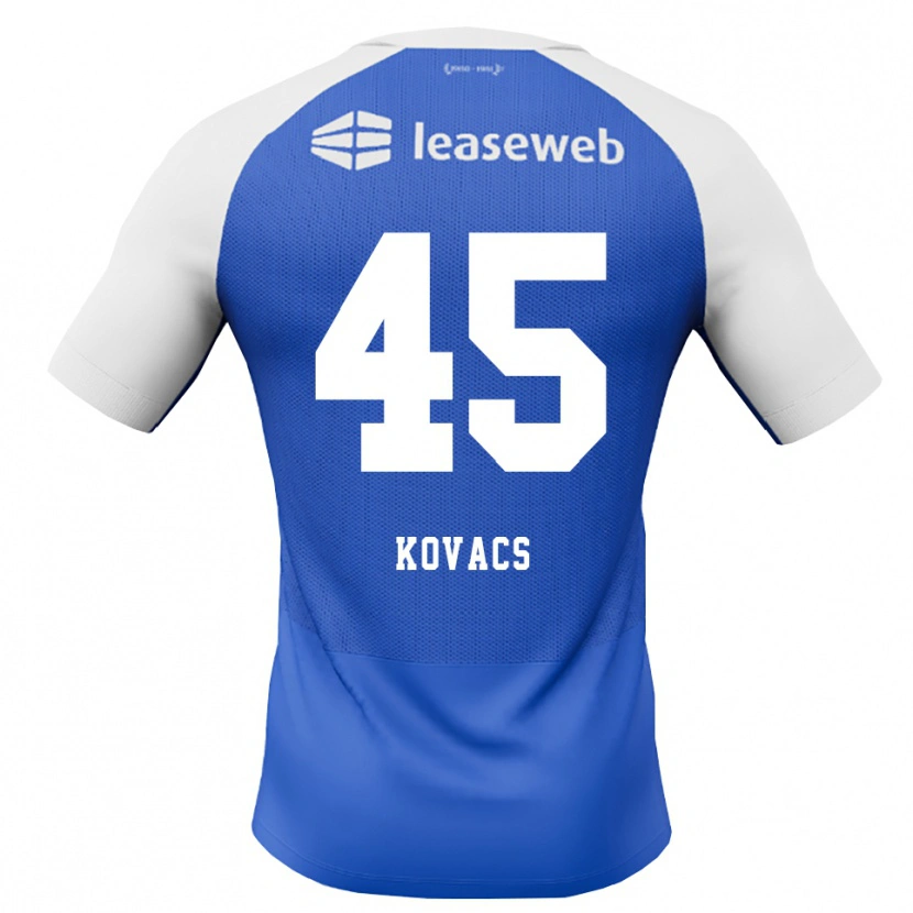 Danxen Criança Camisola Bendegúz Kovács #45 Dodgerblue Vermelho Branco Alternativa 2026/27 Camisa