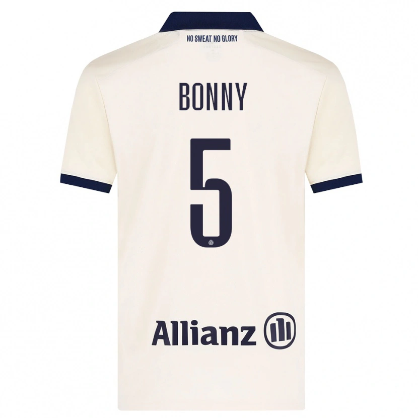 Danxen Criança Camisola Chionne Bonny #5 Beige Preto Alternativa 2026/27 Camisa