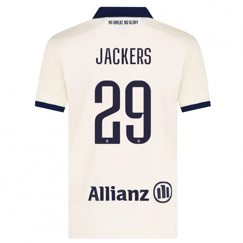 Danxen Criança Camisola Nordin Jackers #29 Beige Preto Alternativa 2026/27 Camisa