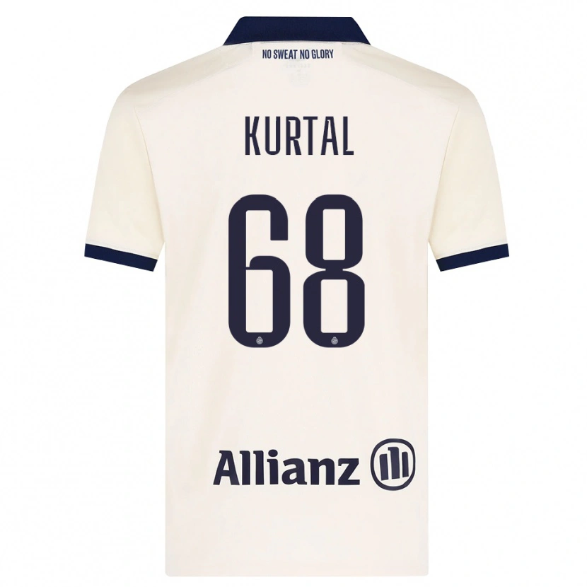 Danxen Criança Camisola Utku Kurtal #68 Beige Preto Alternativa 2026/27 Camisa