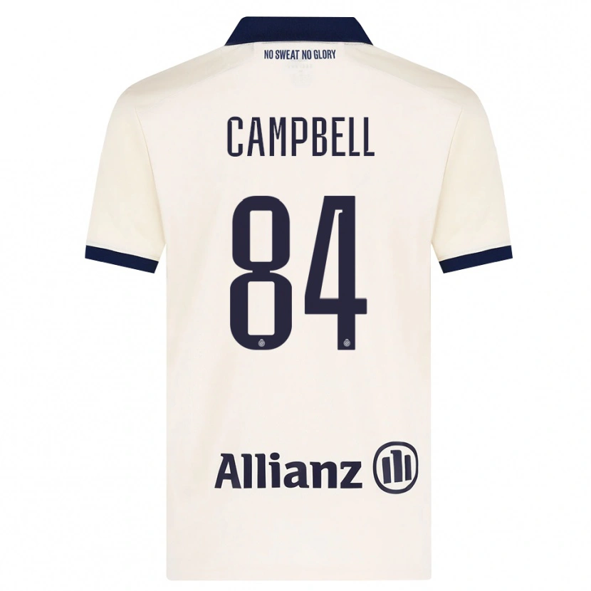 Danxen Criança Camisola Shandre Campbell #84 Beige Preto Alternativa 2026/27 Camisa