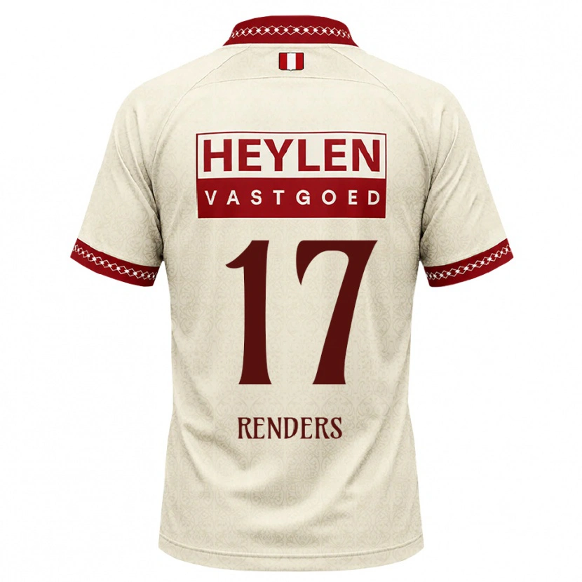 Danxen Criança Camisola Semm Renders #17 Beige Vermelho Alternativa 2026/27 Camisa
