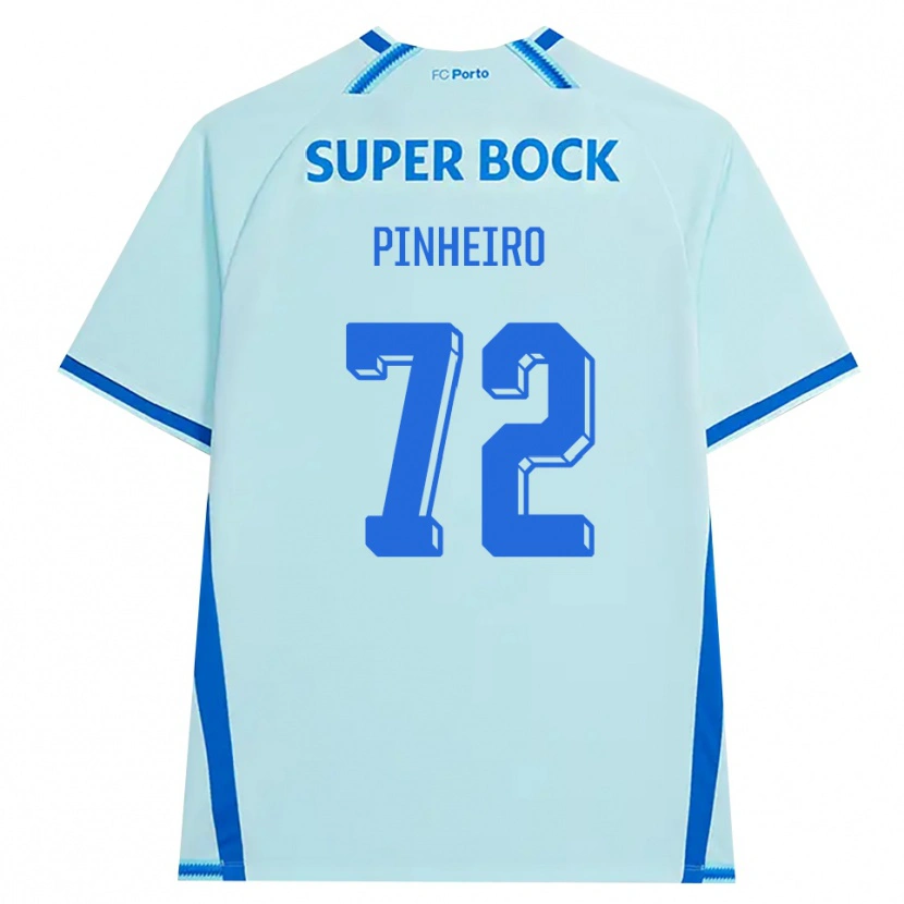 Danxen Criança Camisola Rodrigo Pinheiro #72 Lightcyan Azul Terceiro 2026/27 Camisa