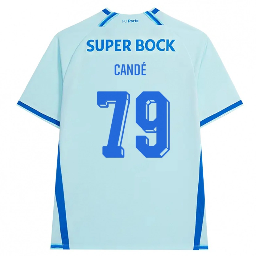 Danxen Criança Camisola Umaro Candé #79 Lightcyan Azul Terceiro 2026/27 Camisa